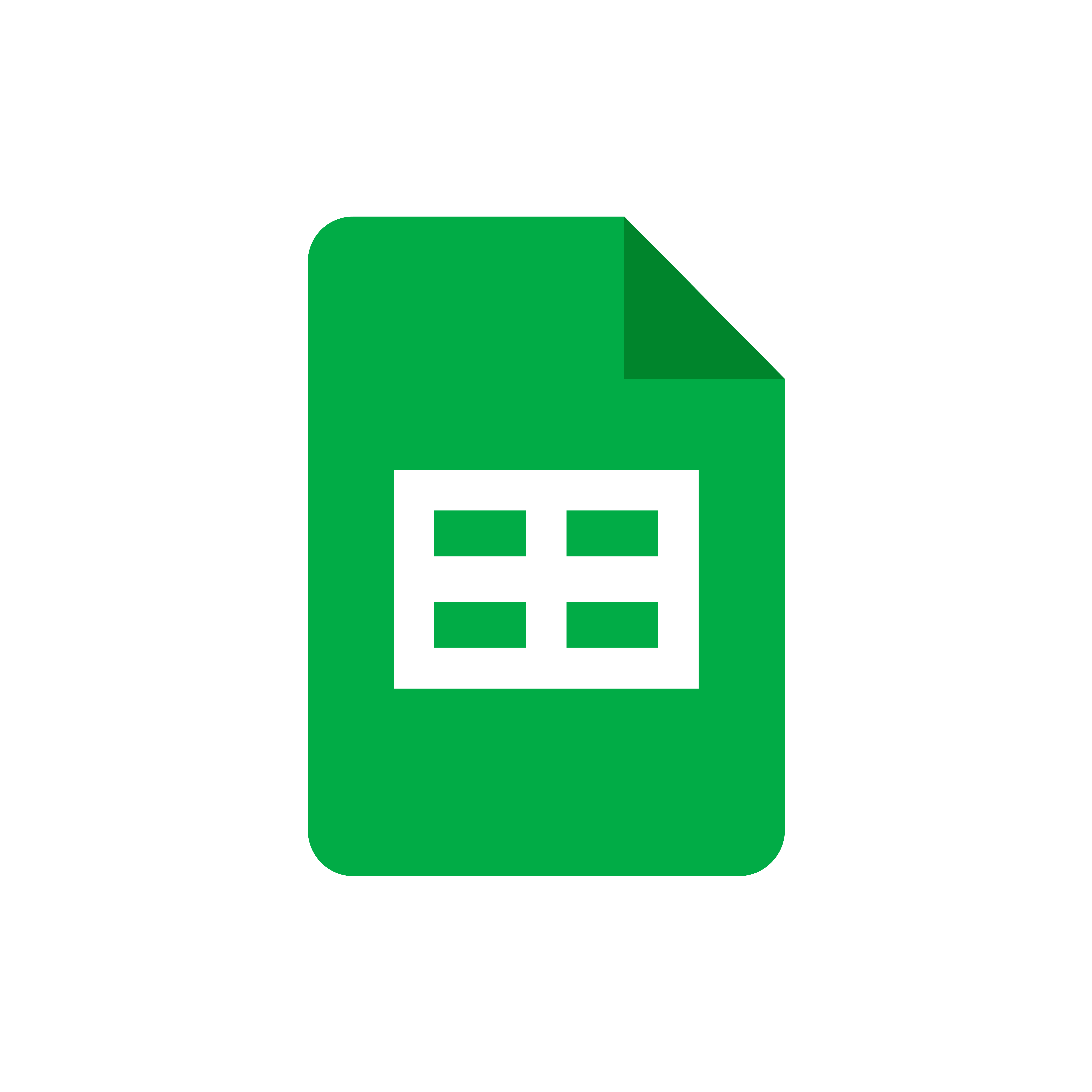 google sheets logo